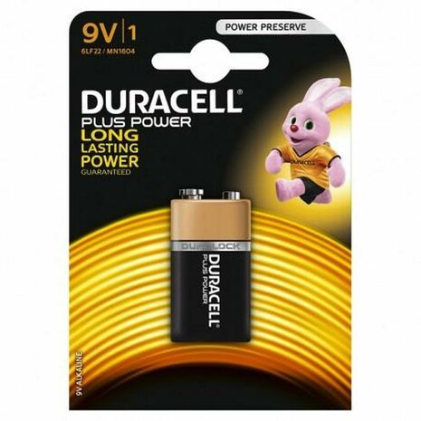 Alkalinebatterij DURACELL 9 V 6LR61 (10 Stuks) 2