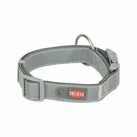 Hondenhalsband Trixie Premium Reflect Grafiet S-M 30-45 cm 1