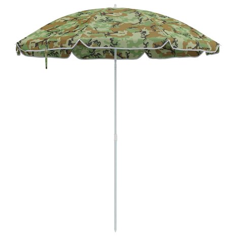 Strandparasol Groen 206 x 206 x 212 cm Polyester en Metaal 2
