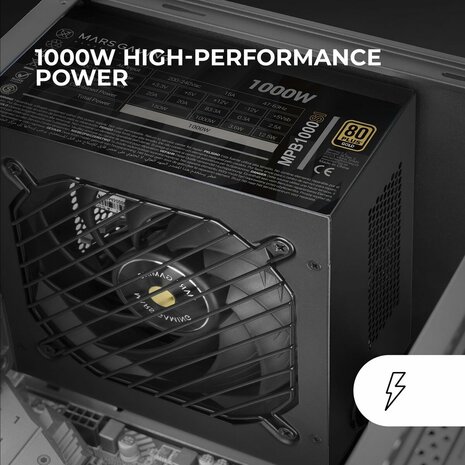 Voedingsbron Mars Gaming MPB1000SI ATX 1000 W 80 Plus Gold 2