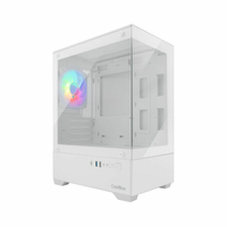 ATX Semi-toren BehuizingCoolBox COO-CHA-GM200W-0 Wit Groen 3