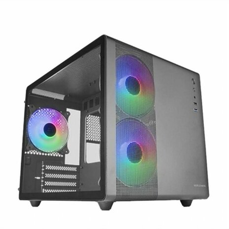 ATX Semi-toren BehuizingMars Gaming MC400 Wit Zwart 1