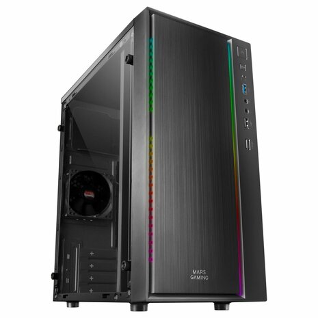 Micro ATX/ITX Mini tower BehuizingBehuizing Mars Gaming MCM Zwart 3