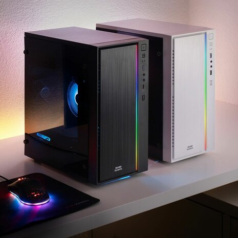 Micro ATX/ITX Mini tower BehuizingBehuizing Mars Gaming MCM Zwart 4