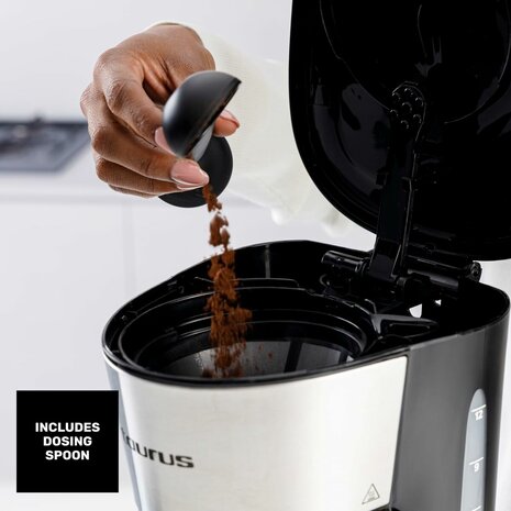 Drip Koffiemachine Taurus Verona inox 12 tazas 1000 W Zwart 6