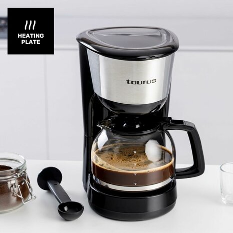 Drip Koffiemachine Taurus Verona inox 12 tazas 1000 W Zwart 7