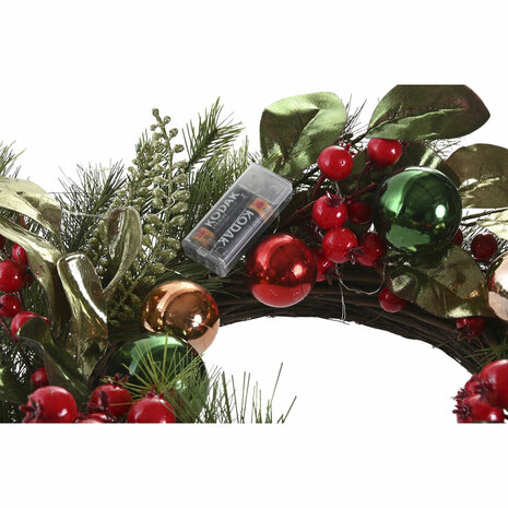 Kerstkroon Home ESPRIT Rood Groen PVC 50 x 15 x 50 cm 3