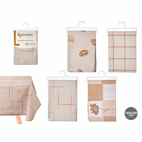 Tafelkleed Kinvara Bruin 140 x 240 cm (24 Stuks) 3