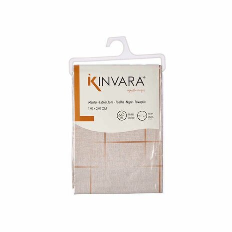 Tafelkleed Kinvara Bruin 140 x 240 cm (24 Stuks) 4
