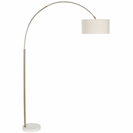 Vloerlamp Home ESPRIT Wit Beige Gouden 126 x 40 x 193 cm 1