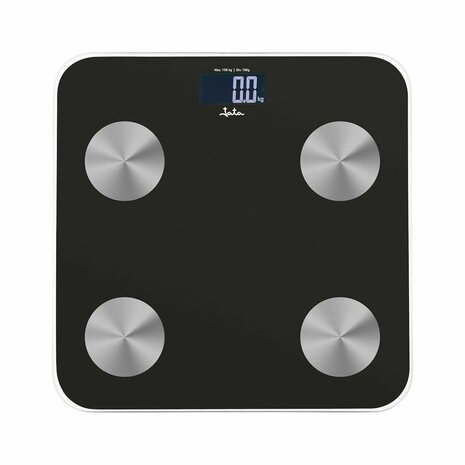 Digitale Personenweegschaal JATA HBAS1155 Zwart Glas Gehard glas 180 kg 2