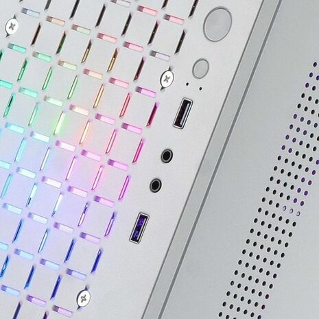 ATX Semi-toren BehuizingMars Gaming MCCOREW Wit Zwart 4