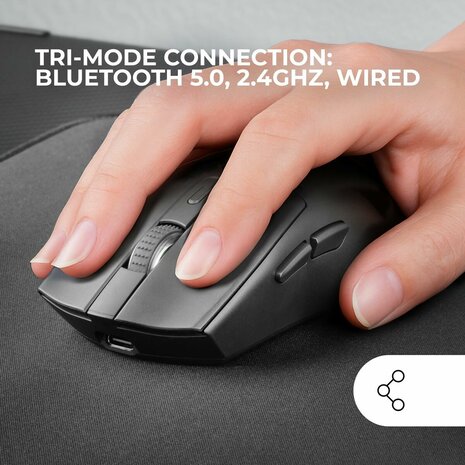 Gaming muis Mars Gaming MMT3 Zwart 6