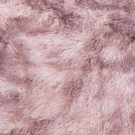 Hoogpolig vloerkleed NAVARRA 120x170 cm polyester stoffig roze 9