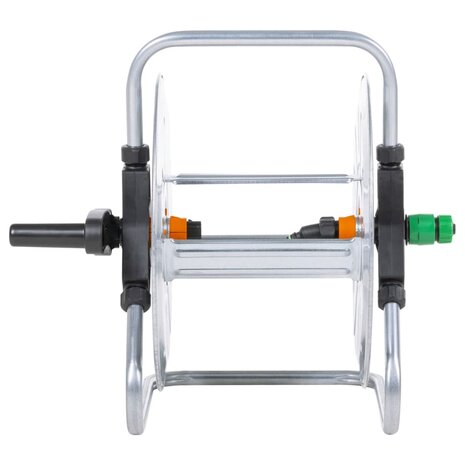 Slanghaspel voor 50 m 1/2" slang wandmontage staal 5