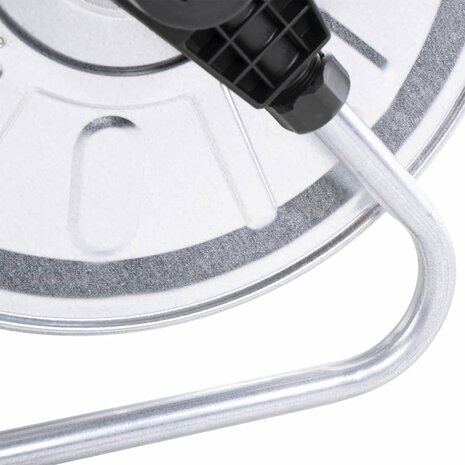 Slanghaspel voor 50 m 1/2" slang wandmontage staal 9