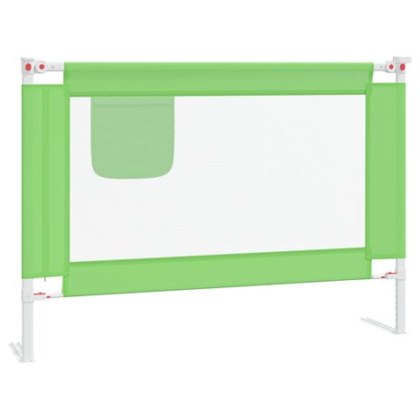 Bedhekje peuter 90x25 cm stof groen 2
