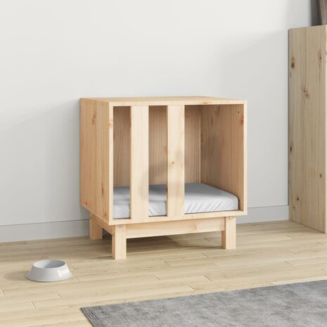 Hondenhok 50x40x52 cm massief grenenhout 3