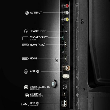 Smart TV Hisense 32" HD LED D-LED 3