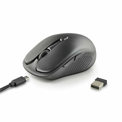 Wireless muis NGS EVO RUST Zwart 1600 dpi 2