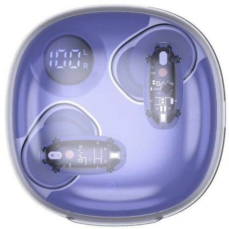 Draadloze Hoofdtelefoon met Oplaadetui Mars Gaming MHIB2PP Paars 5