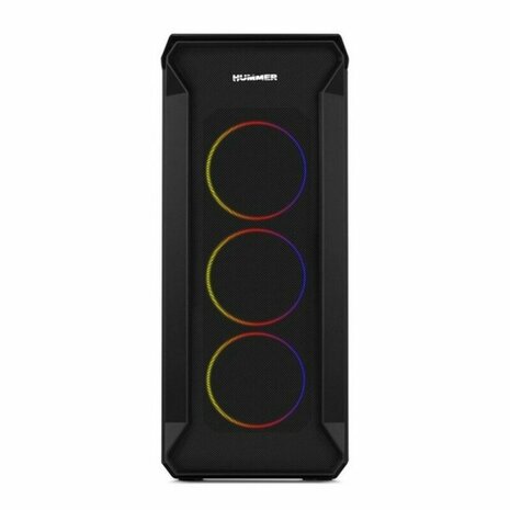 Micro ATX/ Mini ITX / ATX Midtower Behuizing Nox-Xtreme Hummer Quantum Zwart 4