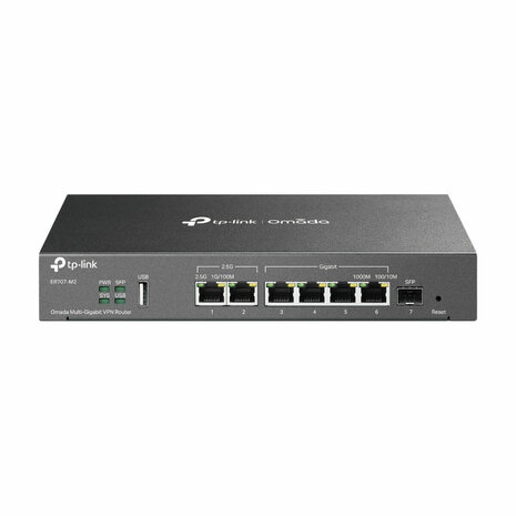 Router TP-Link ER707-M2 Zwart USB 2.0 Ethernet LAN RJ-45 x 6 USB x 1 Wi-Fi 6