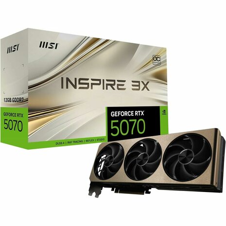 Videokaart MSI 912-V532-006 12 GB nvidia geforce rtx 5070 GDDR7 2