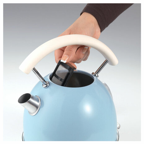 Waterkoker Ariete 2877/05 1,7 L 2000W Blauw Wit Celeste Roestvrij staal 2000 W 2200 W 1,7 L 3