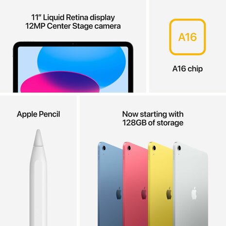 Tablet Apple MD3Y4TY/A Zilverkleurig 11" 128 GB 6