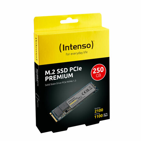 Hard Drive INTENSO Premium M.2 PCIe 250 GB SSD 250 GB SSD 2