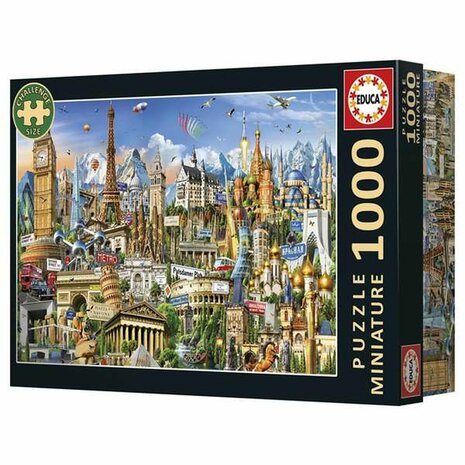 Puzzel Educa Europe Minature 1000 Onderdelen 1