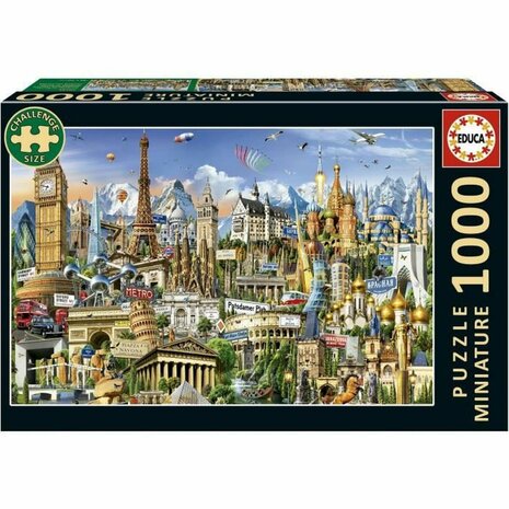 Puzzel Educa Europe Minature 1000 Onderdelen 2