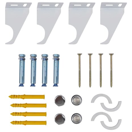 Radiator-/verwarmingspaneel 542x900 mm wit 3