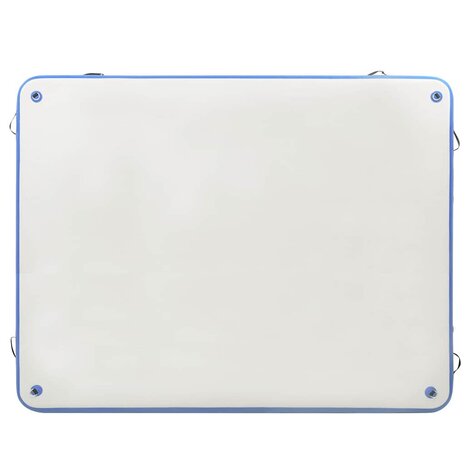 Vlot opblaasbaar 300x300x15 cm blauw en wit 5