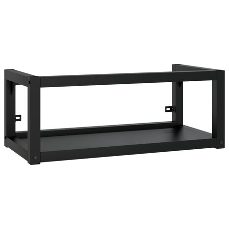 Wastafelframe met inbouwwastafel ijzer zwart 3