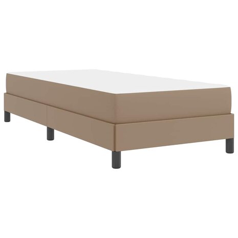 Bed met matras Cappuccino 90 x 190 cm Kunstleer 9