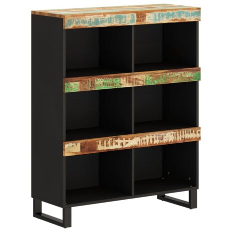 Bijzetkast 85x33x107 cm massief gerecycled hout 2