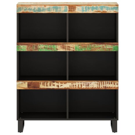 Bijzetkast 85x33x107 cm massief gerecycled hout 3