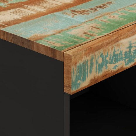 Bijzetkast 85x33x107 cm massief gerecycled hout 5