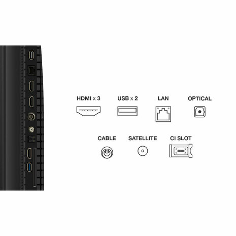 Smart TV TCL 55P7K 55" 4K Ultra HD HDR QLED 3