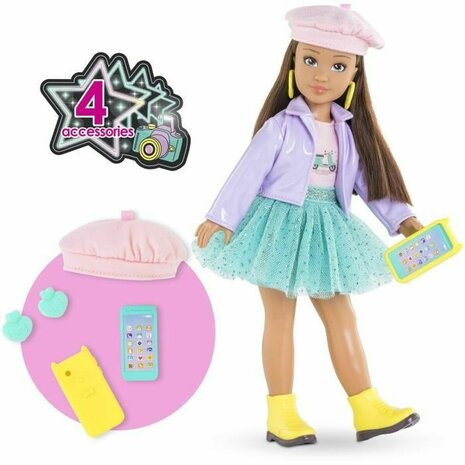 Babypop met Accessoires Corolle Luna Fashion Week Paris 2