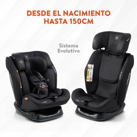 Autostoeltje Babyauto LOLO IBELT Zwart 0 (de 0 a 10 kilos) I (9 - 18 kg) II (15-25 kg) III (22 - 36 kg) Kinderen ECE R129/04 3