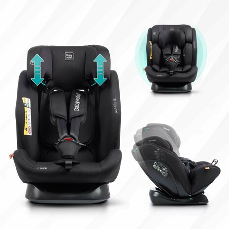 Autostoeltje Babyauto LOLO IBELT Zwart 0 (de 0 a 10 kilos) I (9 - 18 kg) II (15-25 kg) III (22 - 36 kg) Kinderen ECE R129/04 4