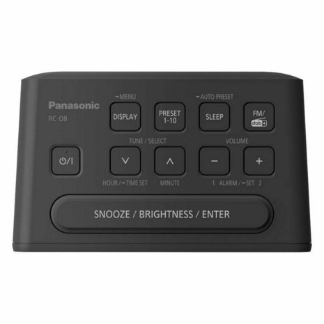 Wekkerradio Panasonic RC-D8EG-K Zwart 4