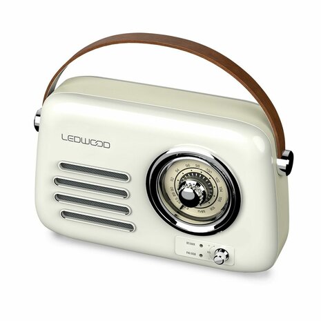 Transistor Radio Ledwood ALMA BLANCO Wit 30 W Bluetooth luidspreker 2