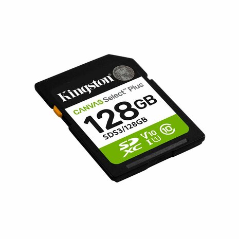 Micro SD kaart met adapter Kingston SDS3/128GB 128 GB 6