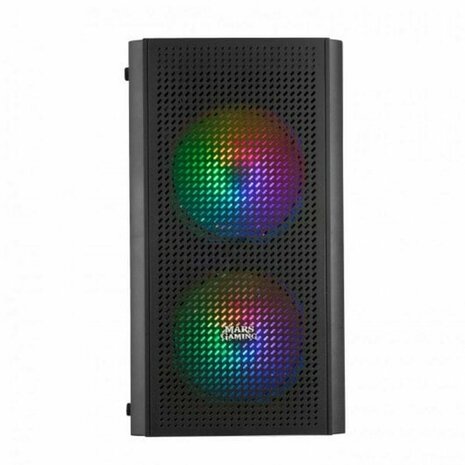 ATX Semi-toren BehuizingMars Gaming MC300 Zwart LED RGB RGB mATX 1