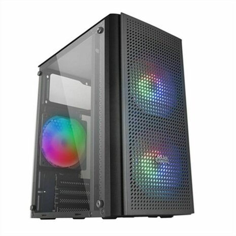 ATX Semi-toren BehuizingMars Gaming MC300 Zwart LED RGB RGB mATX 3