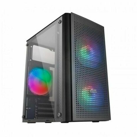 ATX Semi-toren BehuizingMars Gaming MC300 Zwart LED RGB RGB mATX 6